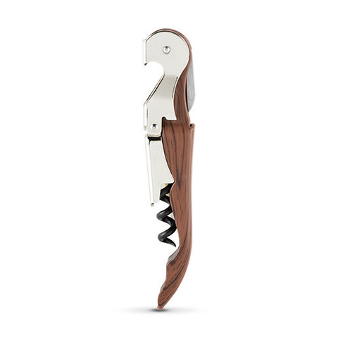 Truetap™: Riveted Wood Double Hinge Corkscrew